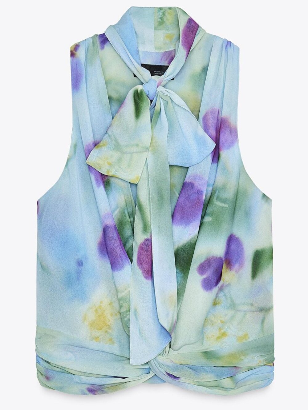NWT Zara Printed Halter Top Size L - Picture 12 of 16